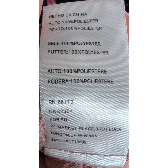 Blush Pink Velvet Regency Renaissance Victorian Coquette Tiered Ruffle Top Small - Picture 13 of 13